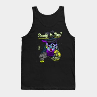 Tokebi's Cyberpunk Skull Cowboy Tank Top